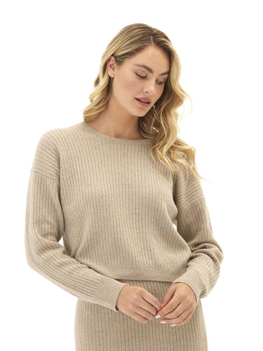 Yvonne Cozy Rib Pullover Sweater Womens Outerwear Sweater Threads 4 Thought