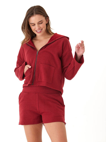 Raychelle Triblend Fleece Pocket Hoodie Threads 4 Thought