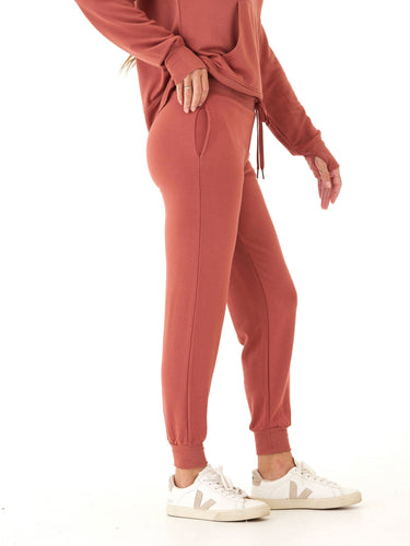 Connie Feather Fleece Jogger Womens Bottoms Sweatpants Threads 4 Thought
