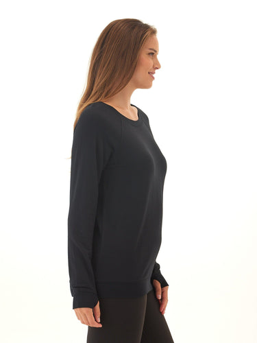 Priscilla Feather Fleece Raglan Sweatshirt Threads 4 Thought