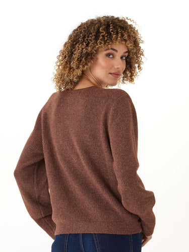 Avalee Cozy Solid Knit Sweater Threads 4 Thought