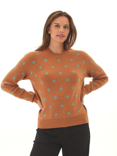 Deandra Polka Dot Cozy Sweater Threads 4 Thought