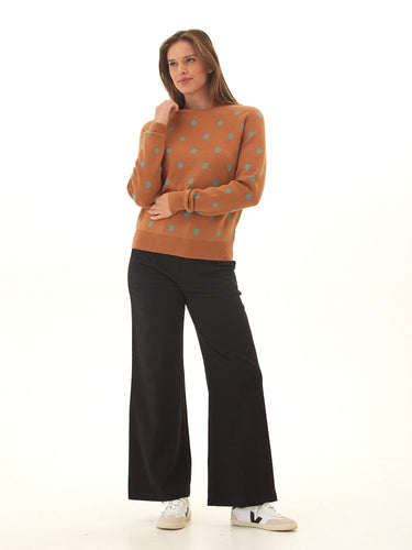 Deandra Polka Dot Cozy Sweater Threads 4 Thought