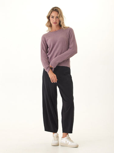 Josalyn Fuzzy Knit Raglan Pullover Womens Outerwear Sweater Threads 4 Thought