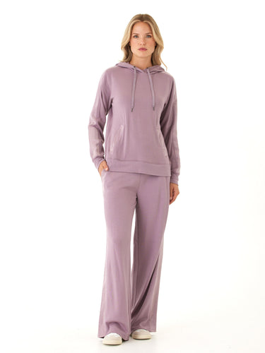 Romi Feather Fleece Trim Detail Hoodie Threads 4 Thought