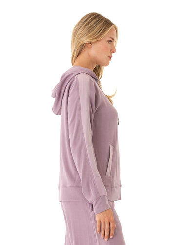 Romi Feather Fleece Trim Detail Hoodie Threads 4 Thought