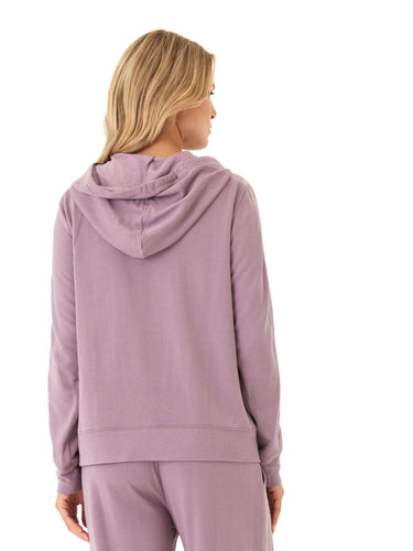 Romi Feather Fleece Trim Detail Hoodie Threads 4 Thought