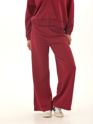 Elexis French Terry Rib Mix Wide Leg Pant Womens Bottoms Sweatpants Threads 4 Thought