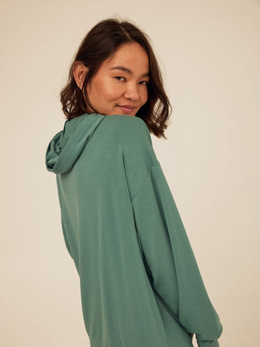 Sylvie Modal Terry Oversized Pullover Hoodie Womens Outerwear Sweatshirt Threads 4 Thought