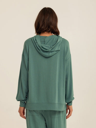 Sylvie Modal Terry Oversized Pullover Hoodie Womens Outerwear Sweatshirt Threads 4 Thought