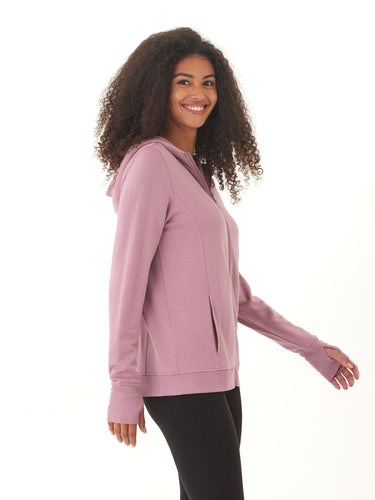 Neyra Feather Fleece Zip Hoodie Threads 4 Thought