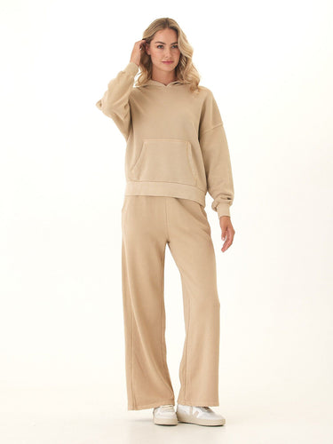 Esmeralda Mineral Wash Cotton Terry Wide Leg Pant Womens Bottoms Sweatpants Threads 4 Thought