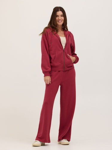 Corissa Triblend Fleece Zip Hoodie Womens Outerwear Sweatshirt Threads 4 Thought