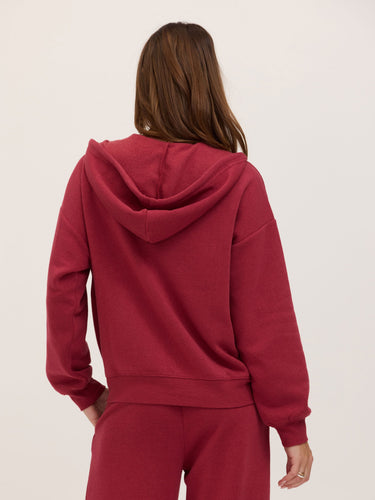 Corissa Triblend Fleece Zip Hoodie Womens Outerwear Sweatshirt Threads 4 Thought
