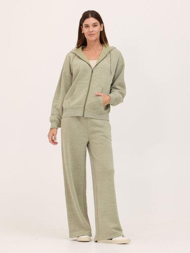 Corissa Triblend Fleece Zip Hoodie Womens Outerwear Sweatshirt Threads 4 Thought