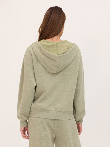 Corissa Triblend Fleece Zip Hoodie Womens Outerwear Sweatshirt Threads 4 Thought