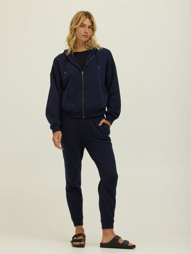 Corissa Triblend Fleece Zip Hoodie Womens Outerwear Sweatshirt Threads 4 Thought