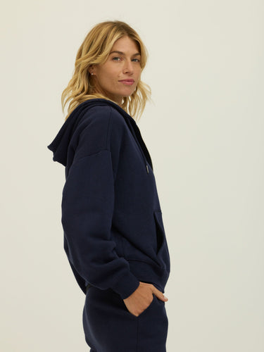Corissa Triblend Fleece Zip Hoodie Womens Outerwear Sweatshirt Threads 4 Thought