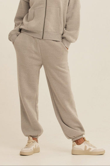 Jayla Triblend Fleece Relaxed Fit Jogger Womens Bottoms Sweatpants Threads 4 Thought