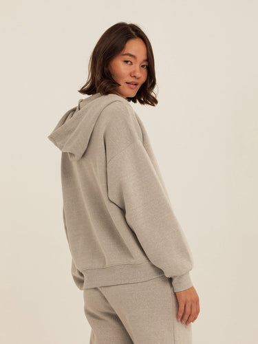 Corissa Triblend Fleece Zip Hoodie Womens Outerwear Sweatshirt Threads 4 Thought