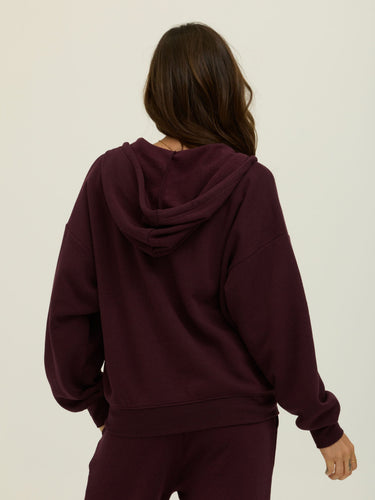 Corissa Triblend Fleece Zip Hoodie Womens Outerwear Sweatshirt Threads 4 Thought