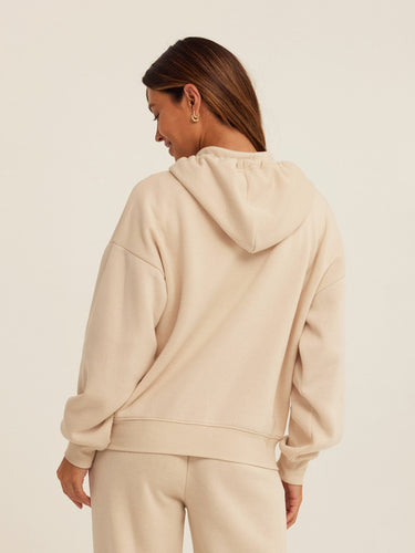 Corissa Triblend Fleece Zip Hoodie Womens Outerwear Sweatshirt Threads 4 Thought