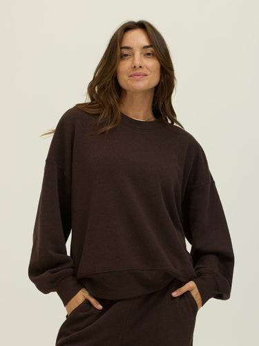 Blaise Triblend Fleece Pullover Womens Outerwear Sweatshirt Threads 4 Thought