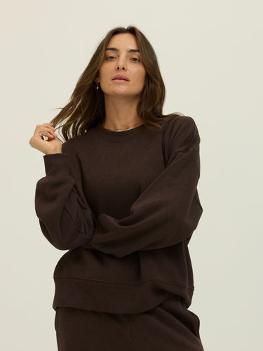Blaise Triblend Fleece Pullover Womens Outerwear Sweatshirt Threads 4 Thought