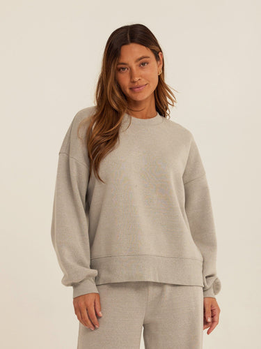 Blaise Triblend Fleece Pullover Womens Outerwear Sweatshirt Threads 4 Thought