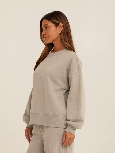Blaise Triblend Fleece Pullover Womens Outerwear Sweatshirt Threads 4 Thought