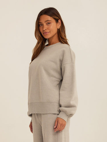 Blaise Triblend Fleece Pullover Womens Outerwear Sweatshirt Threads 4 Thought