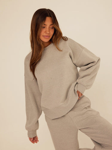 Blaise Triblend Fleece Pullover Womens Outerwear Sweatshirt Threads 4 Thought
