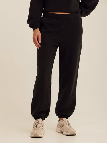 Jayla Triblend Fleece Relaxed Fit Jogger Womens Bottoms Sweatpants Threads 4 Thought