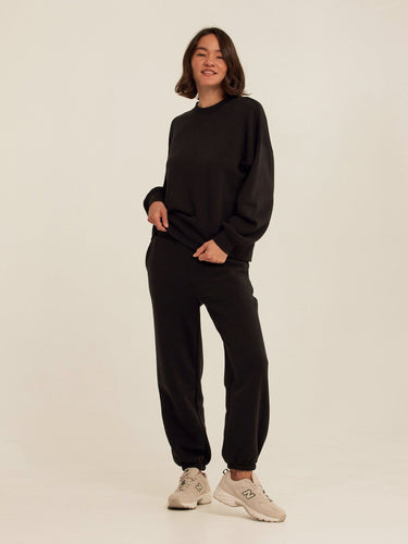 Jayla Triblend Fleece Relaxed Fit Jogger Womens Bottoms Sweatpants Threads 4 Thought