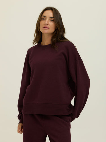 Blaise Triblend Fleece Pullover Womens Outerwear Sweatshirt Threads 4 Thought