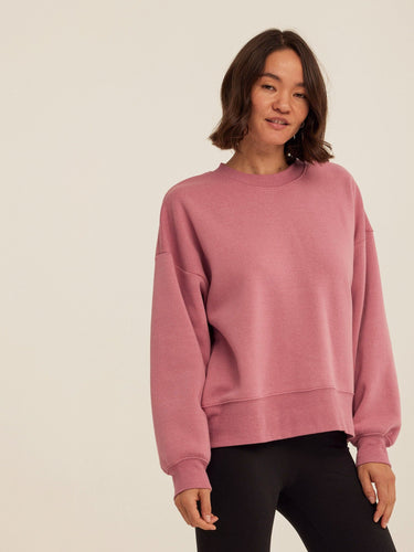 Blaise Triblend Fleece Pullover Womens Outerwear Sweatshirt Threads 4 Thought