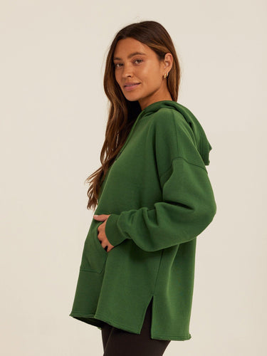 Missy Triblend Fleece Pullover Hoodie Womens Outerwear Sweatshirt Threads 4 Thought