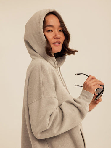 Missy Triblend Fleece Pullover Hoodie Womens Outerwear Sweatshirt Threads 4 Thought