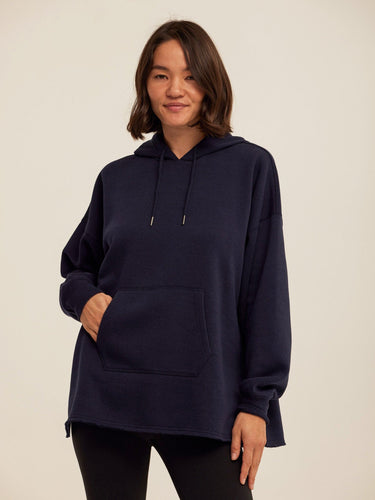 Missy Triblend Fleece Pullover Hoodie Womens Outerwear Sweatshirt Threads 4 Thought