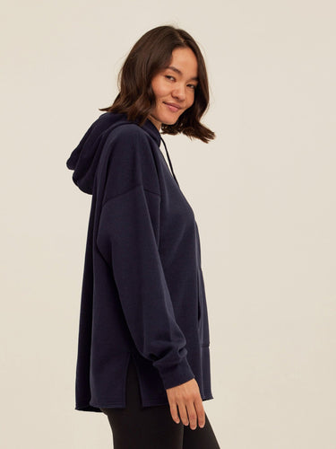 Missy Triblend Fleece Pullover Hoodie Womens Outerwear Sweatshirt Threads 4 Thought