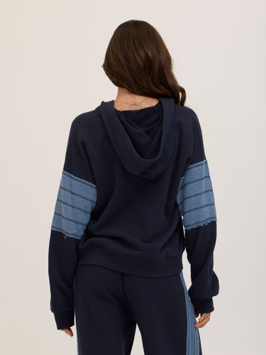 Sophia Cotton Terry Contrast Pullover Womens Outerwear Sweatshirt Threads 4 Thought