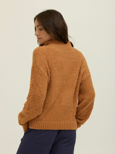 Katalia Boucle Mock Neck Pullover Womens Outerwear Sweater Threads 4 Thought