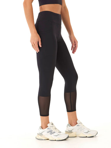 Katalina High Rise Performance Mesh Panel 7/8 Legging Womens Bottoms Leggings Threads 4 Thought