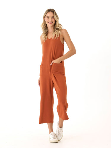 Rainey Modal Terry Patch Pocket Jumpsuit Womens Rompers Threads 4 Thought