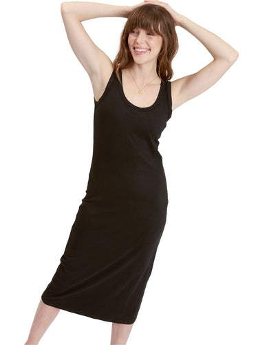 Catelynn Luxe Jersey Midi Tank Dress Womens Dresses Threads 4 Thought