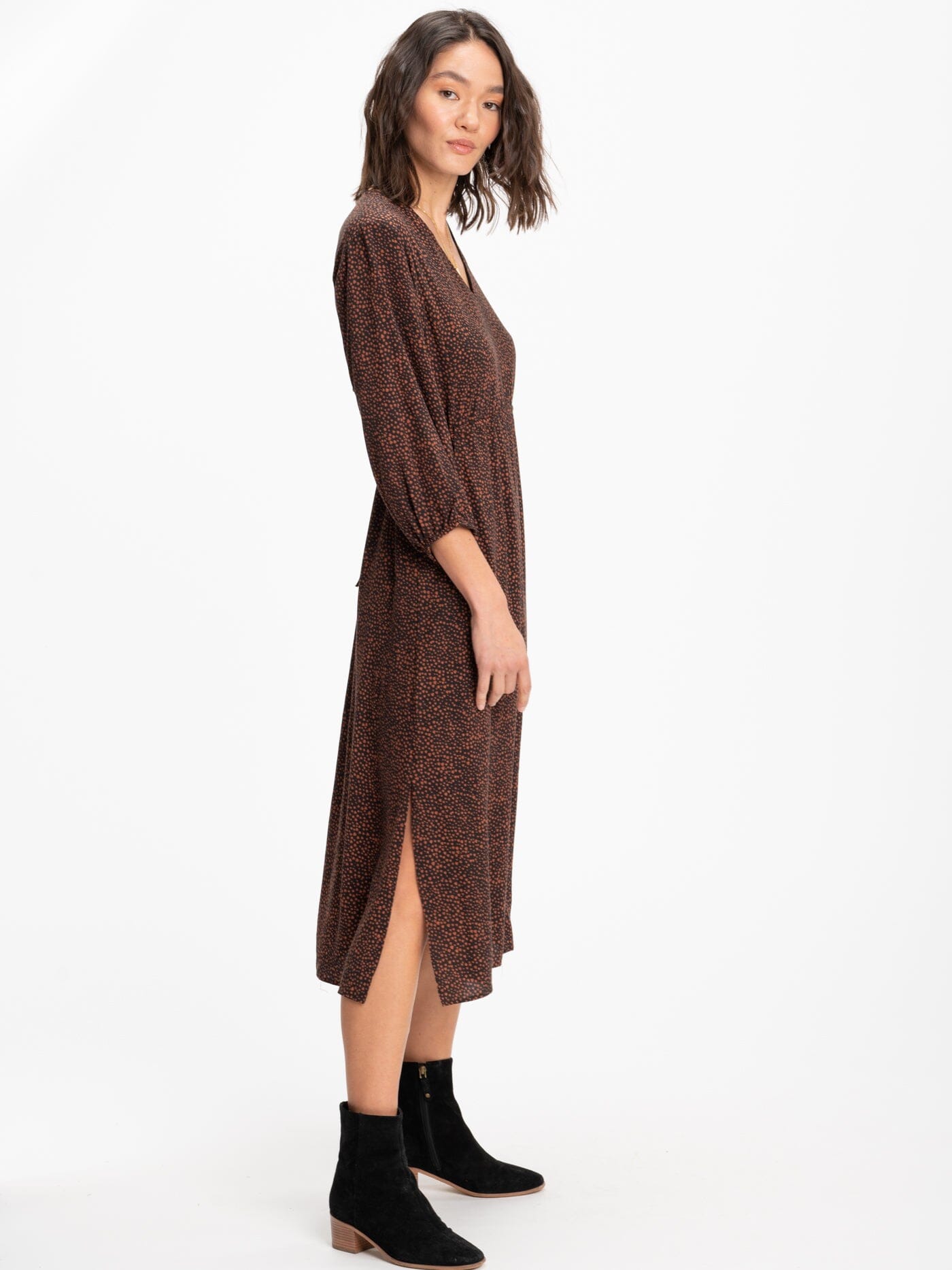 Charolette Tencel Printed Midi Dress Womens Dresses Threads 4 Thought 