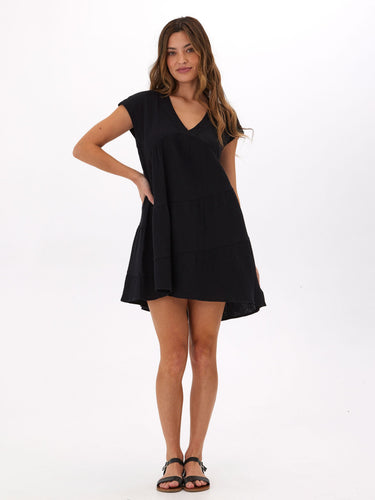 Delphine Gauze Asymmetrical Dress Womens Dresses Threads 4 Thought