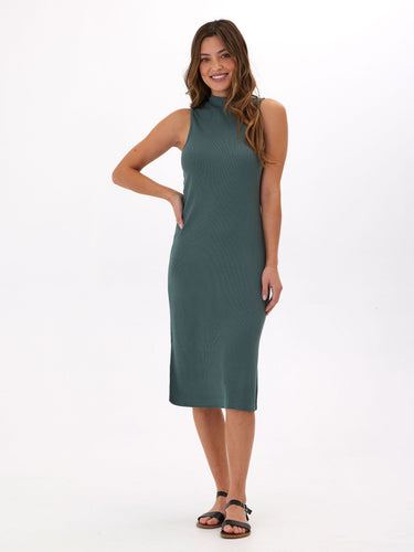 Umi Feather Rib Midi Dress Womens Dresses Threads 4 Thought