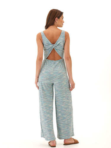Ayesha Marble Rib Twist Jumpsuit Womens Rompers Threads 4 Thought