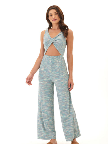 Ayesha Marble Rib Twist Jumpsuit Womens Rompers Threads 4 Thought